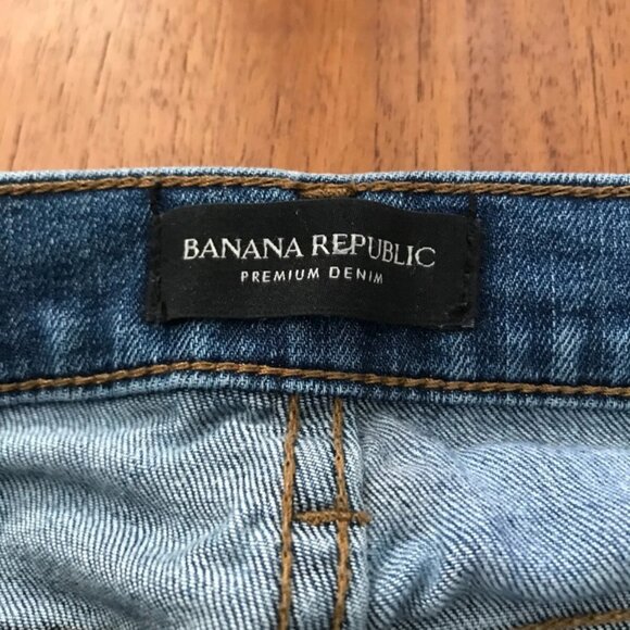 Banana Republic Women's Distressed Frayed Girlfriend Stretch Jeans Size 25 (2) - Picture 7 of 7